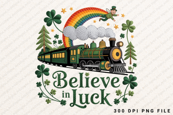 Believe in Luck Graphics for T-Shirt Designs