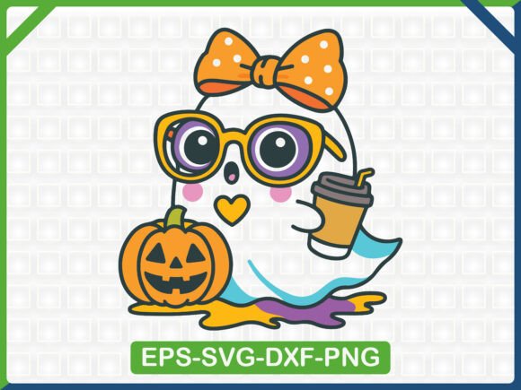 Cute Ghost with Pumpkin Embroidery: A Designer’s Review