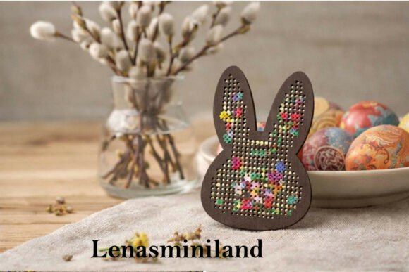 Easter Bunny Embroidery Base: Laser Cutting & Other Art