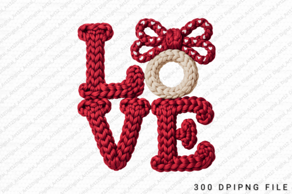 Embroidery Love PNG: Graphics for T-Shirt Designs