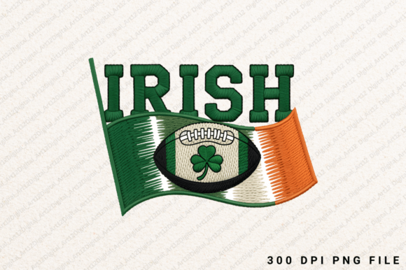Irish Football Graphics for T-Shirt Designs