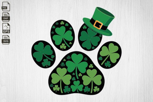 Lucky Paw Graphics for Crafts & St Patricks