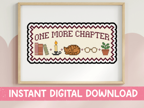 Review: One More Chapter Cross Stitch Sticker