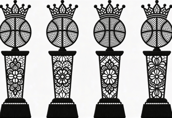 Reviewing the Basketball Trophy Crown Lace Design