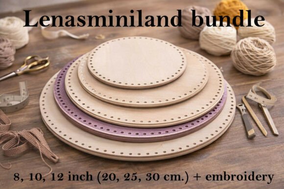 Round Basket SVGs for Laser Cutting & Other Art
