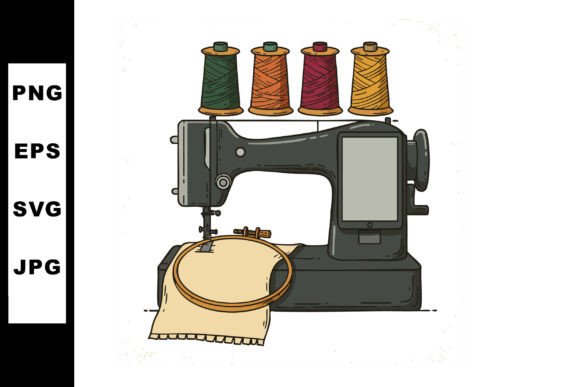 Sewing Machine Graphics & Illustrations Review